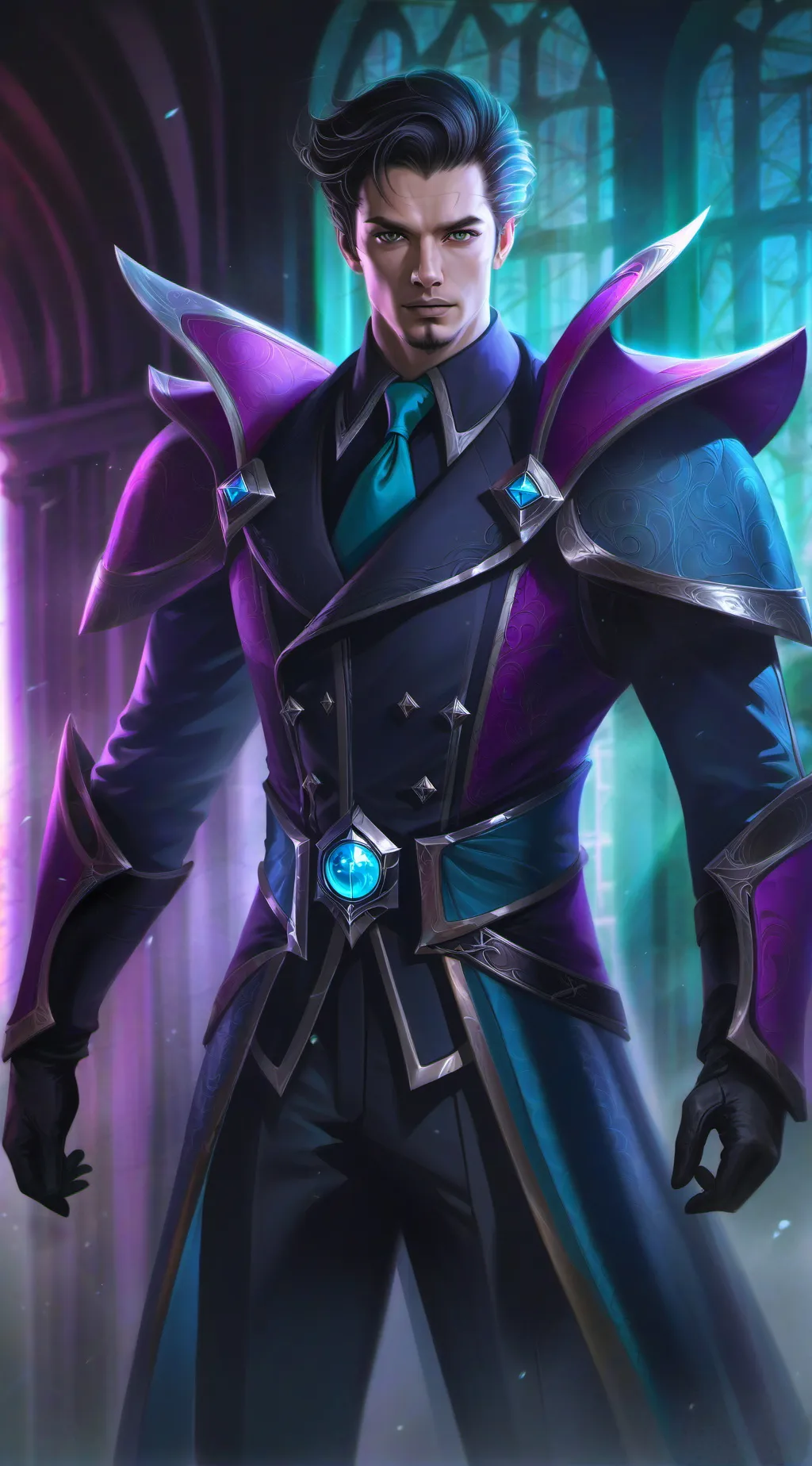 ai character: защита background