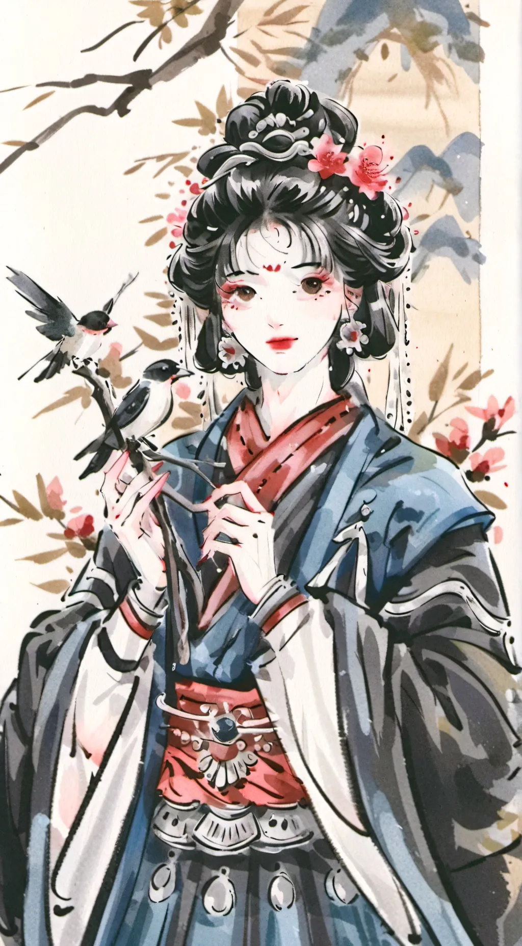 ai character: mha fantasy chill background