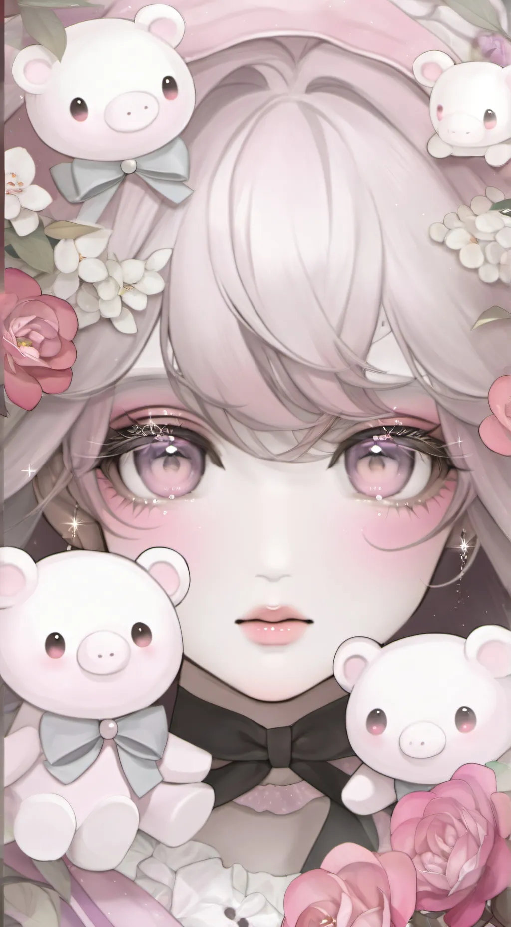 ai character: ginger background