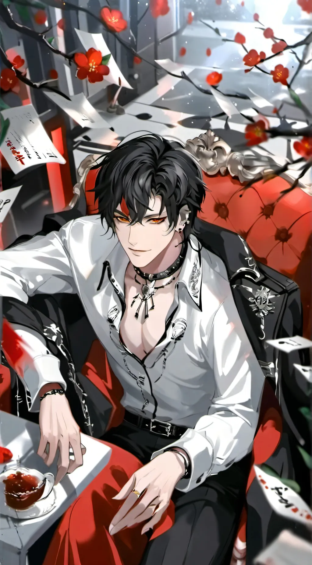 ai character: 《 • Xavier • 》 background