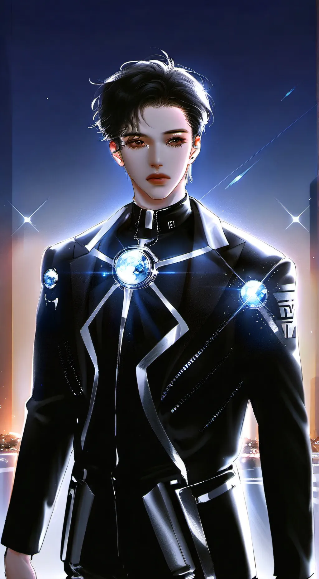 ai character: Stephen  background