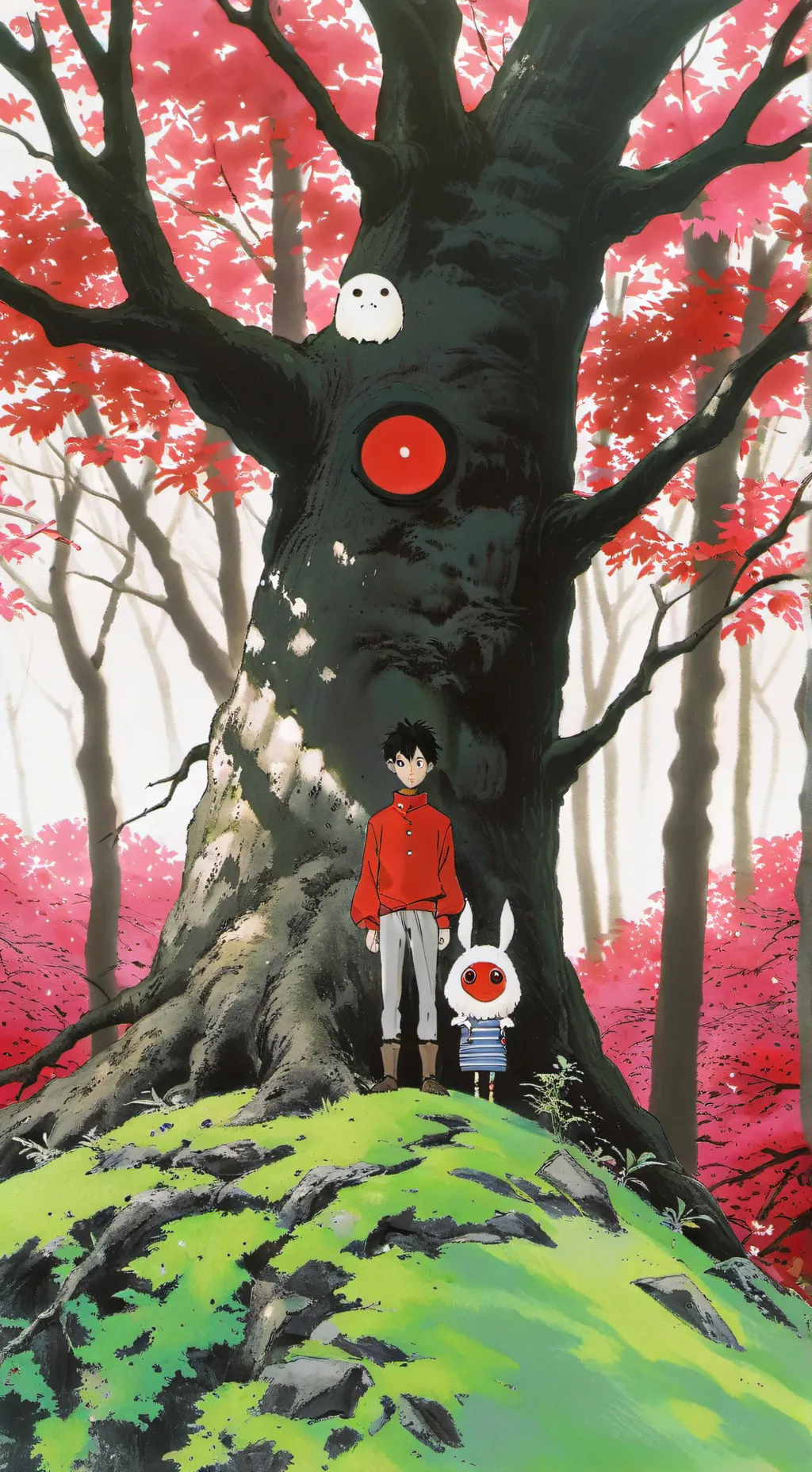 ai character: Demon Slayer. background