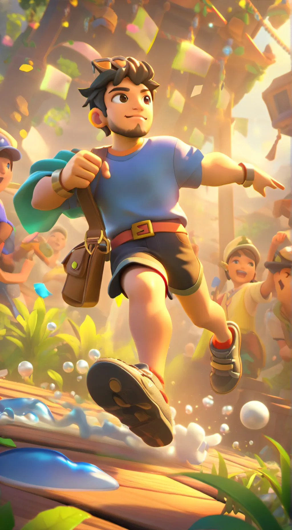 ai character: Two time x chance background