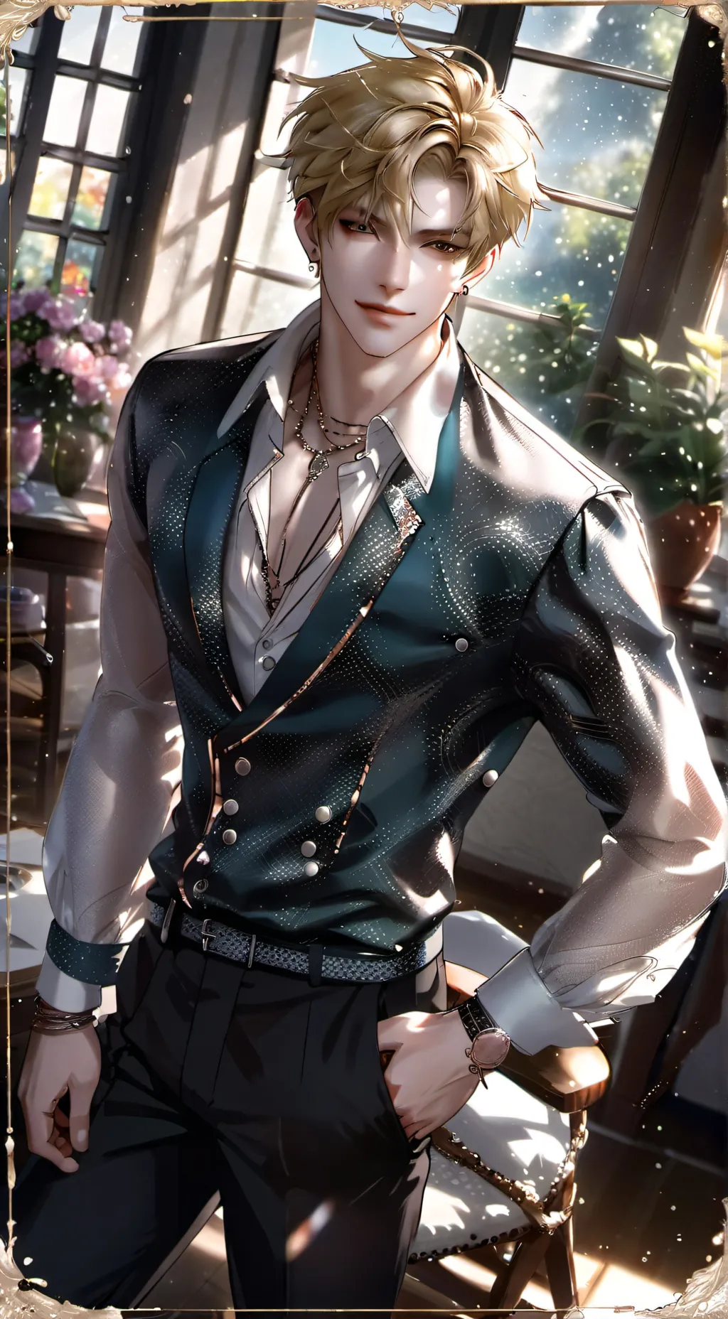 ai character: Prince Harlow  background