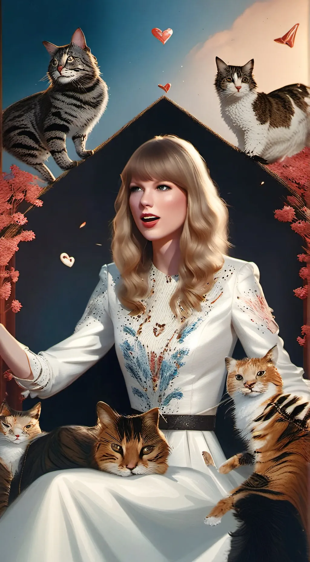 ai character: Taylor Swift background