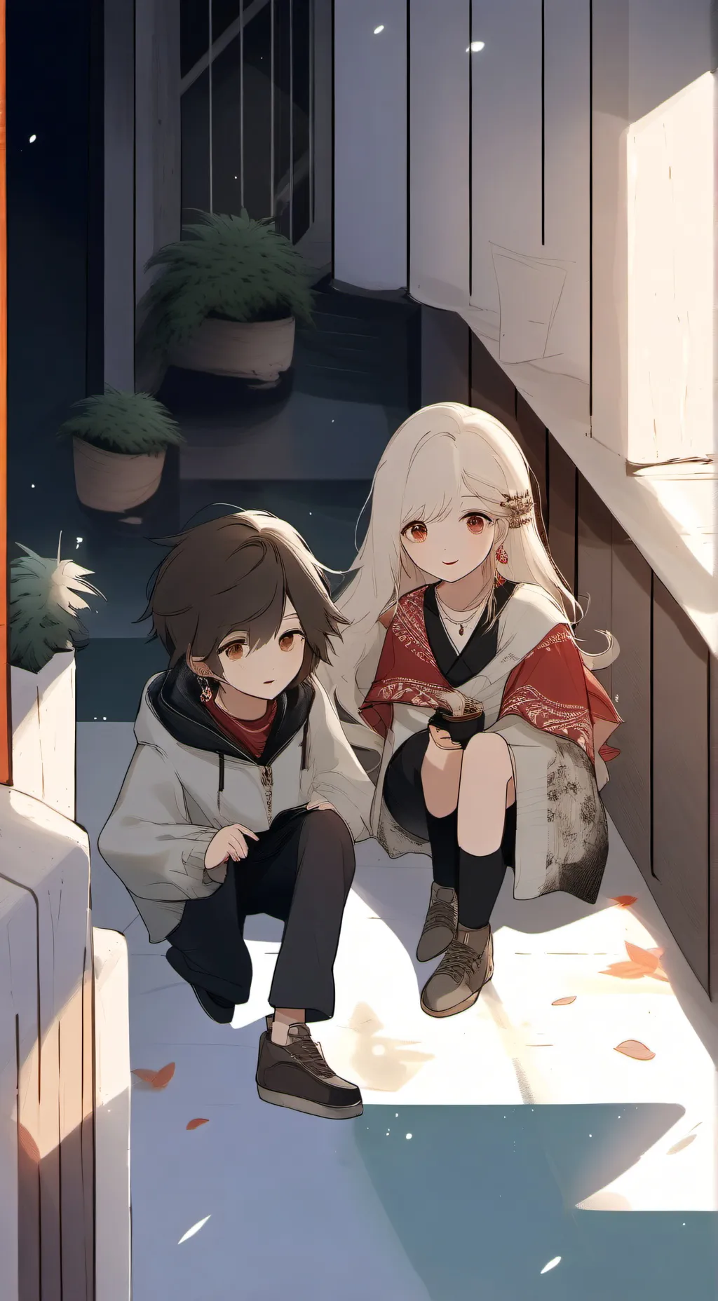 ai character: ~Ethan et liana ❤~ background