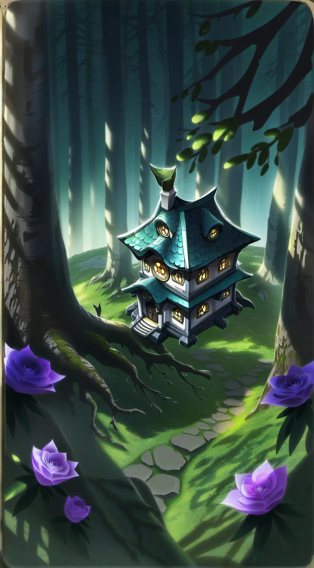 ai character: Owl House background