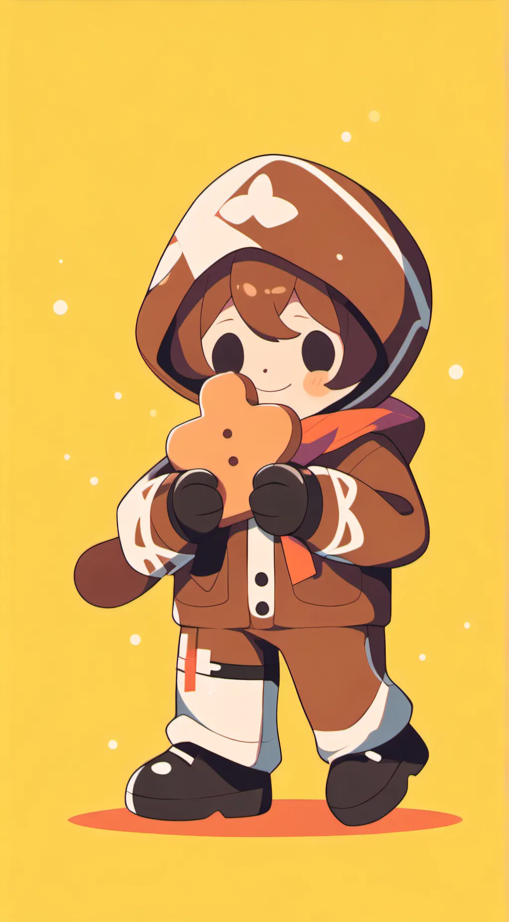 ai character: preg gingerbrave!  background