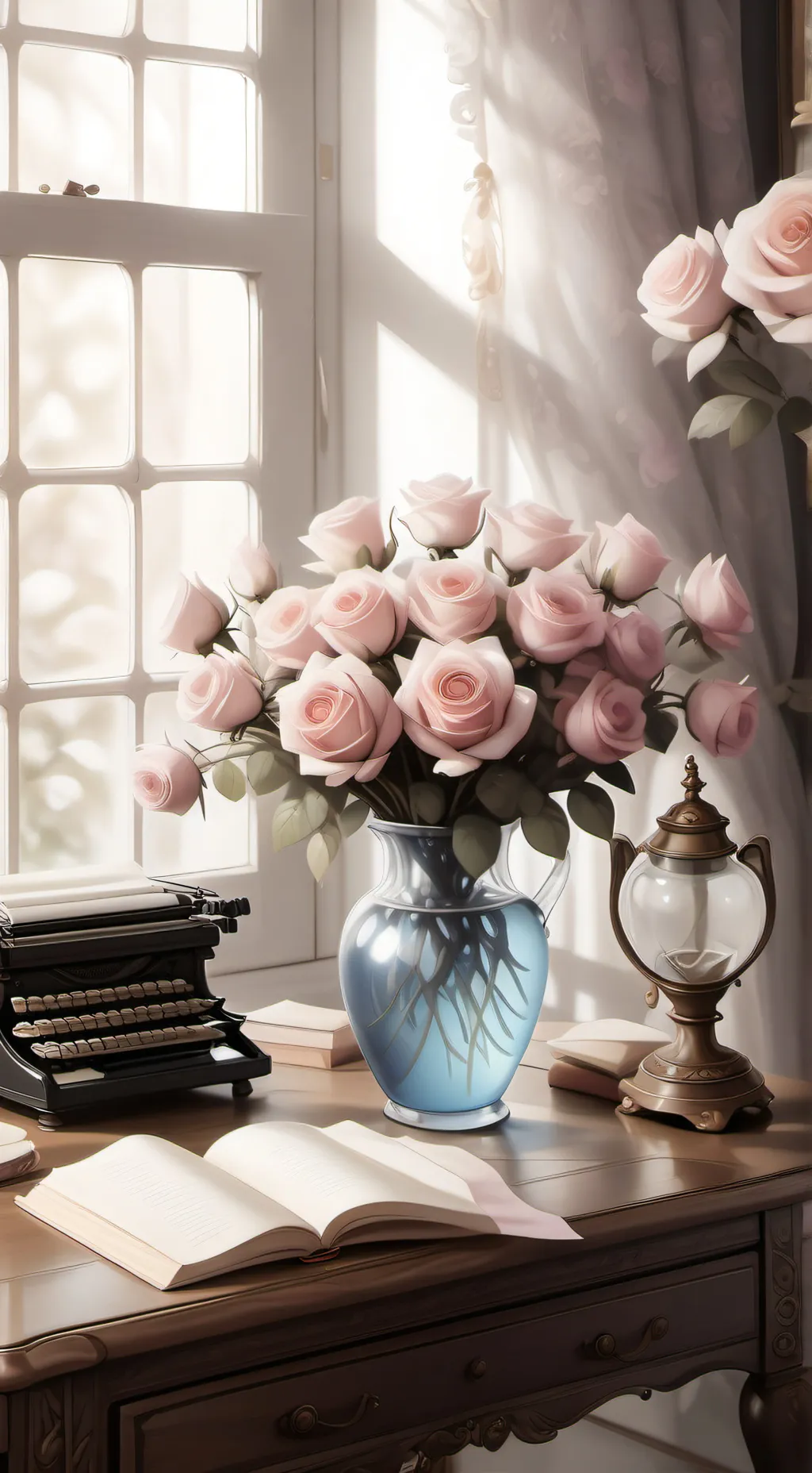 ai character: ~PureLily~ background