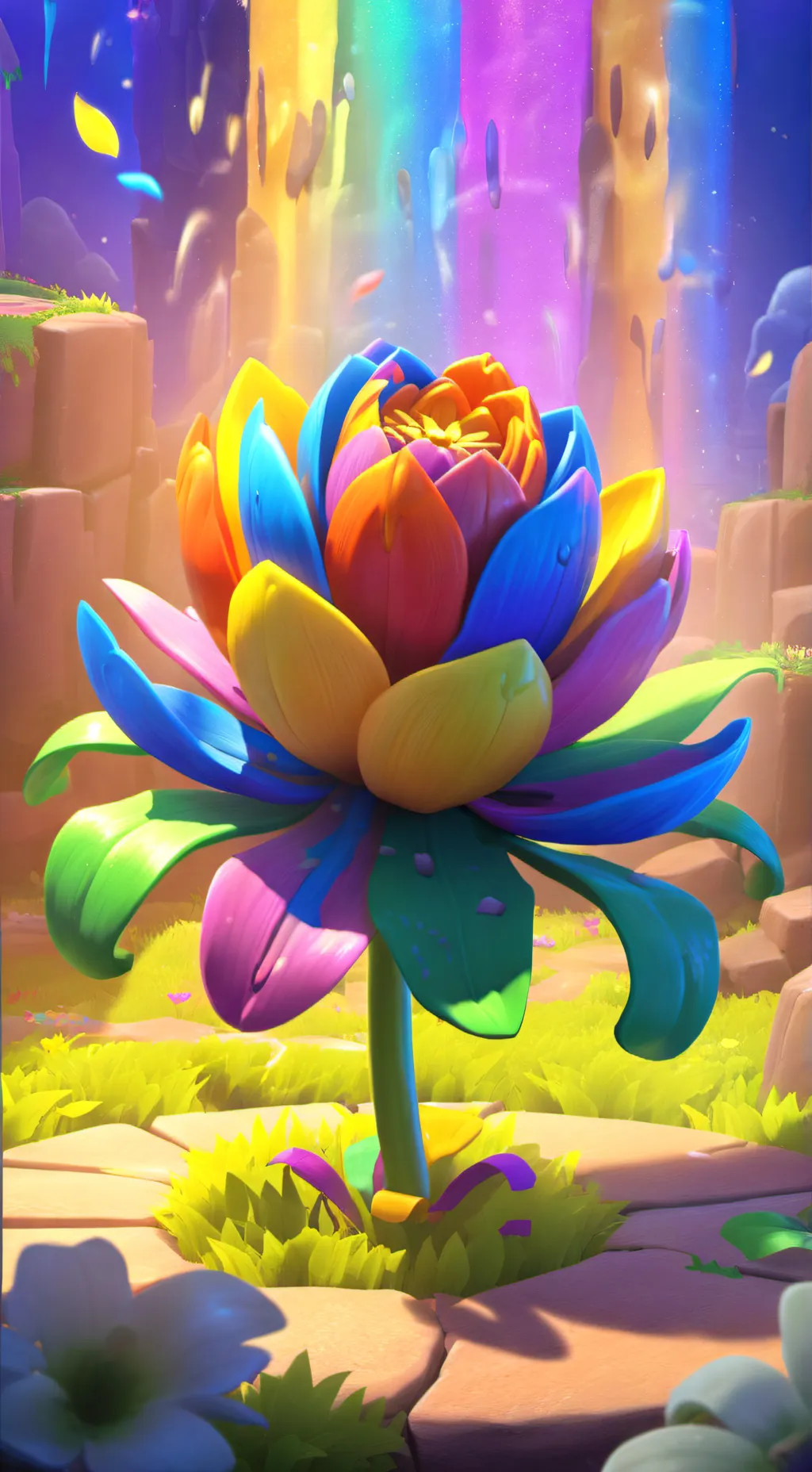 ai character: KREW x Dw background