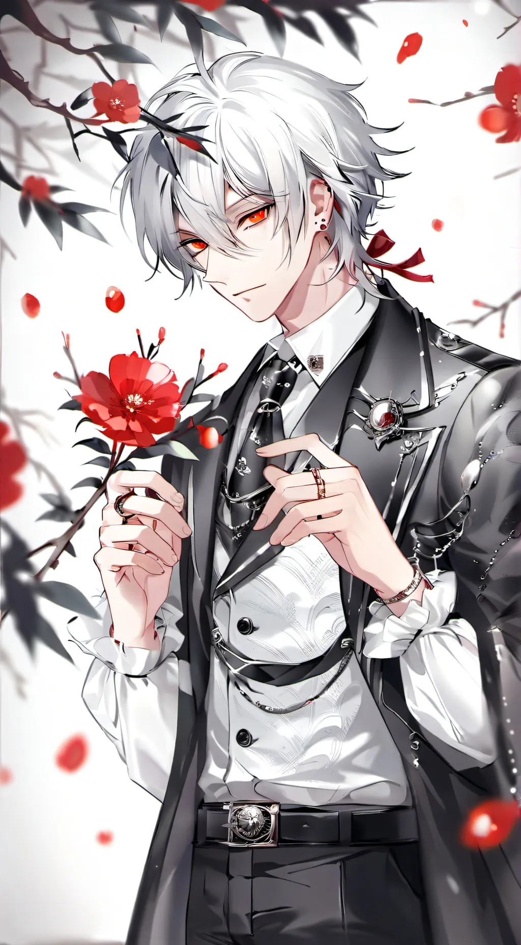 ai character: Zander 🤍 background