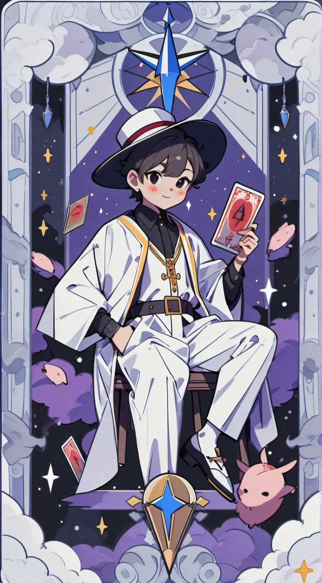 ai character: juan and bacon background