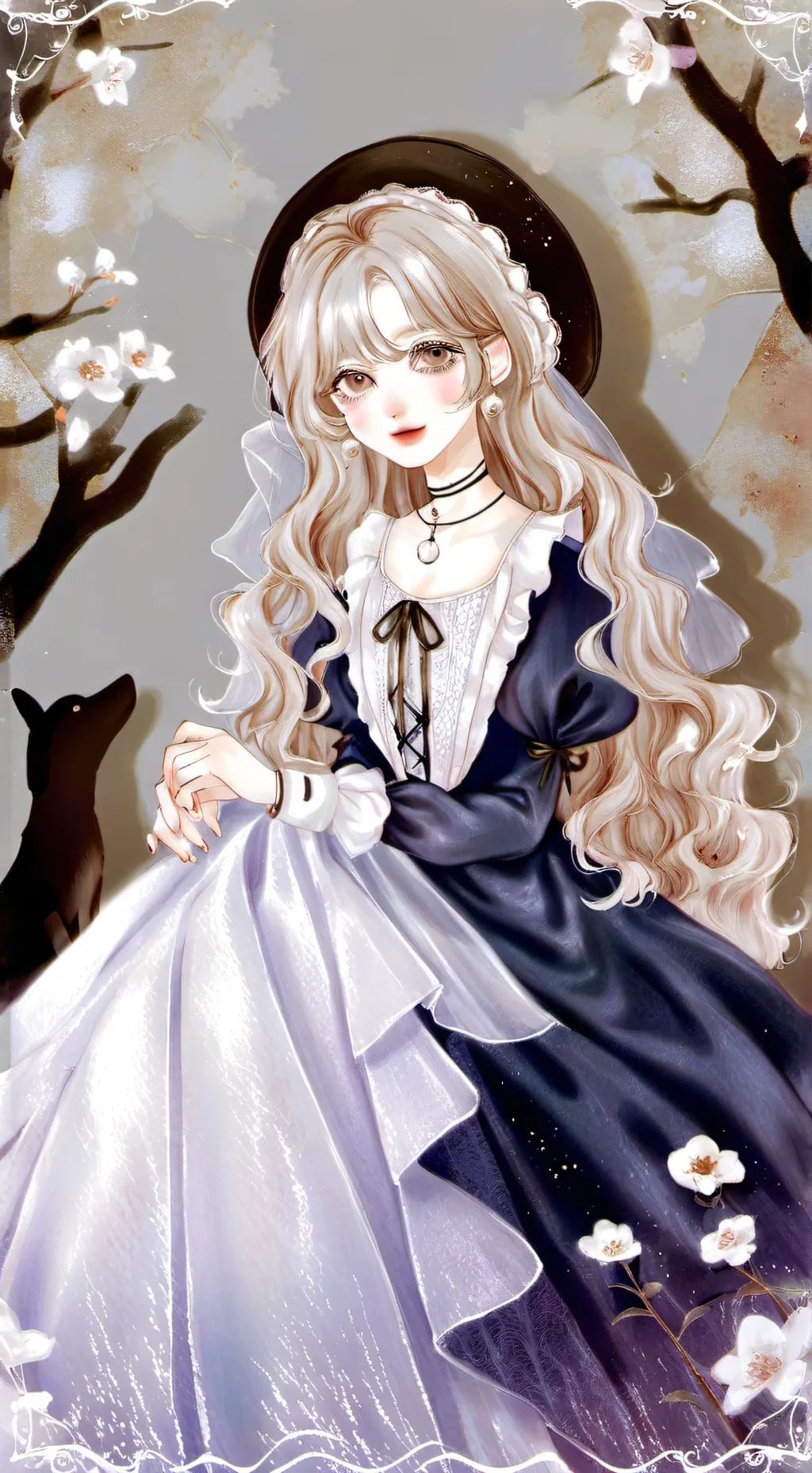 ai character: Ashii background