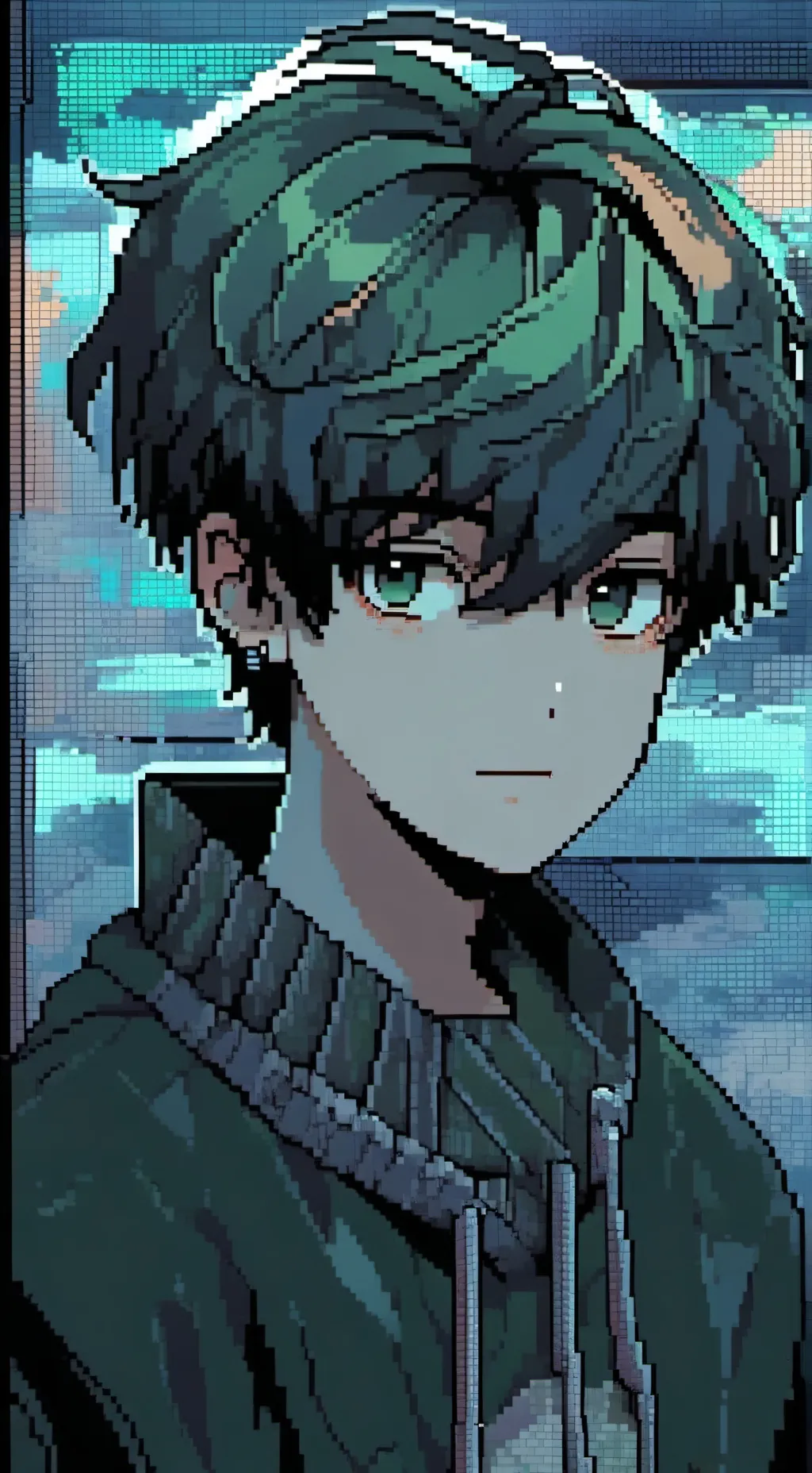 ai character: Deku background