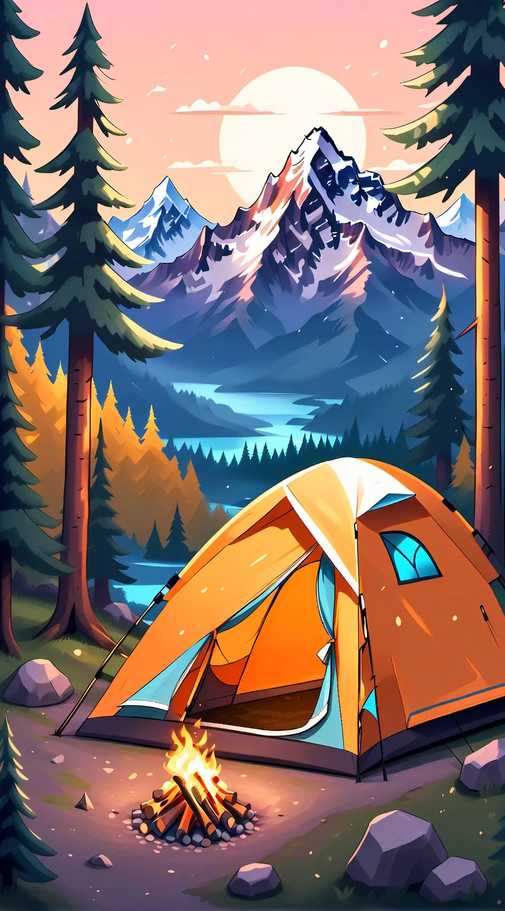 ai character: TFD Camping background