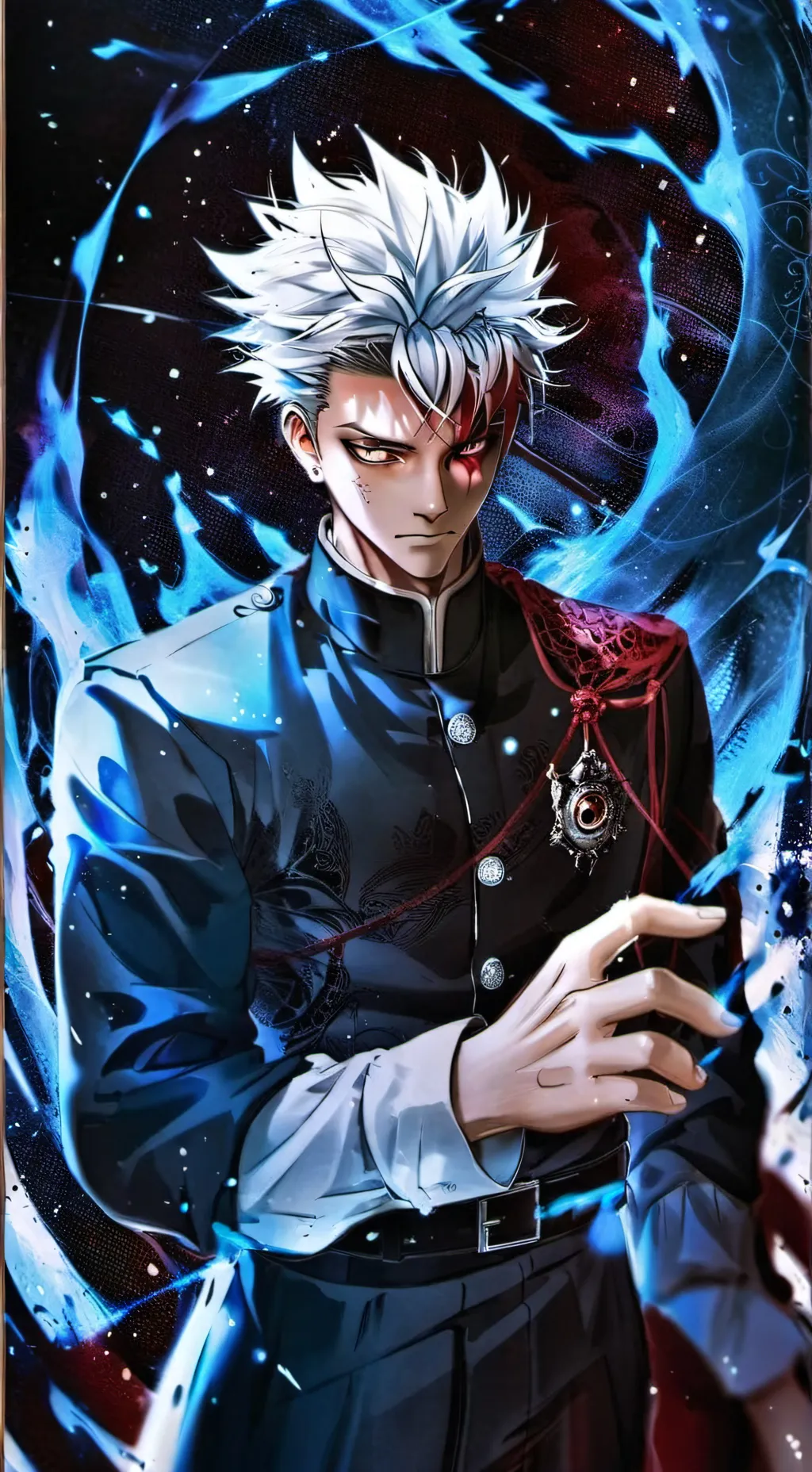 ai character: Satoru Gojo background