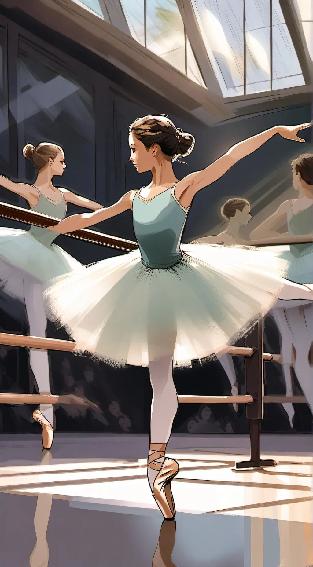 ai character: Find me in paris  background