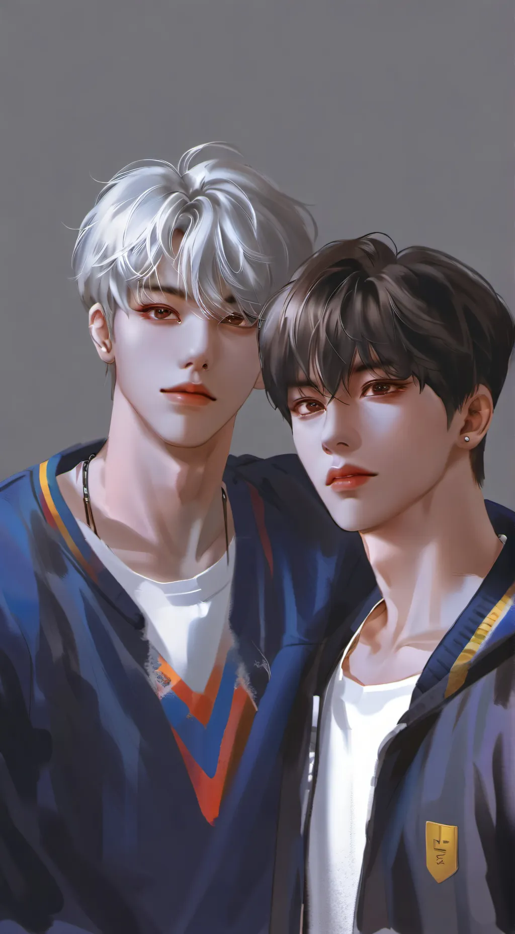 ai character: lee know and han background