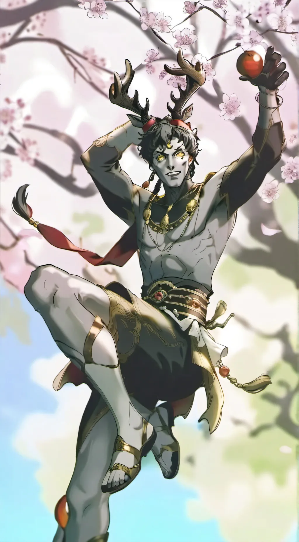 ai character: War of gods. background