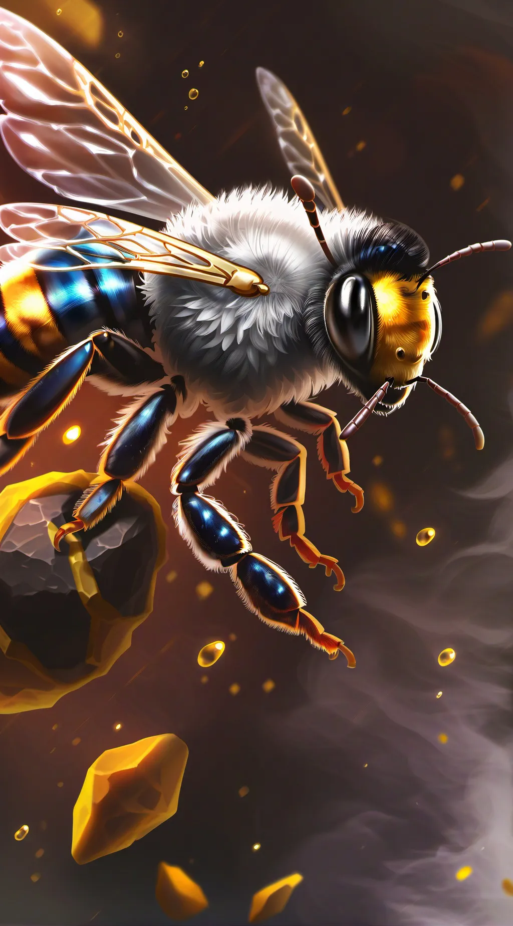 ai character: Bee eat you background