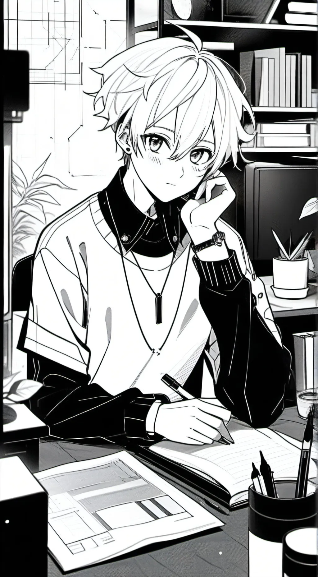 ai character: The Citizen Scientist Tycoon background