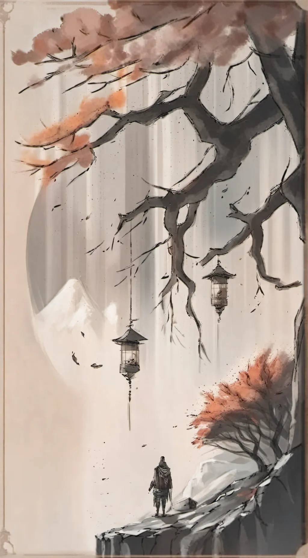 ai character: Tree background