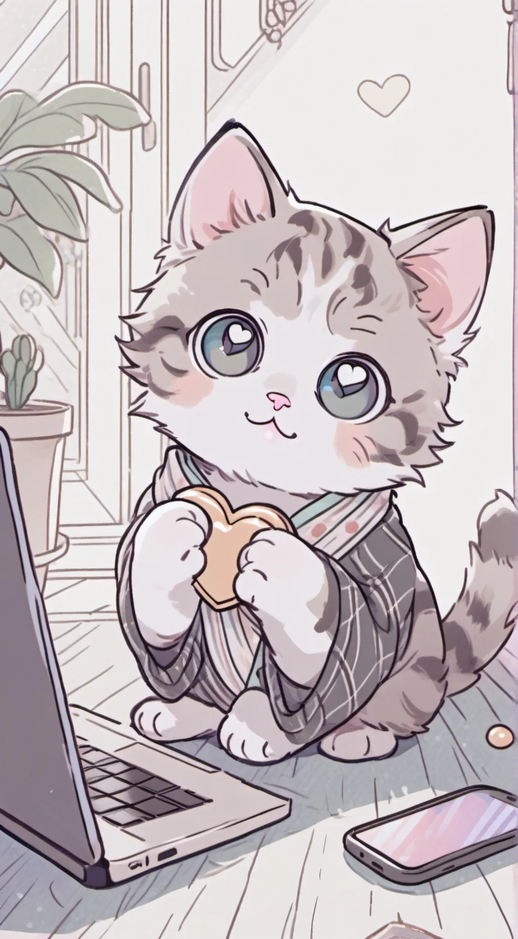 ai character: CutiePaw background