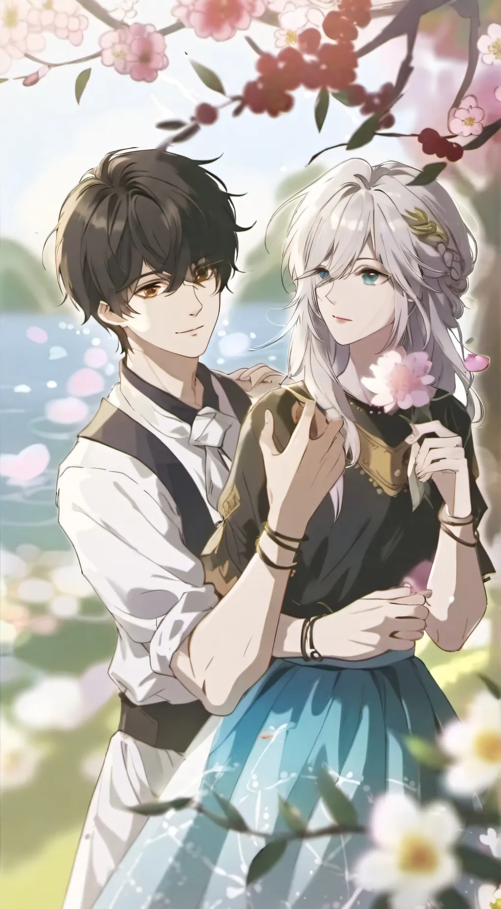 ai character: pinki x oren background