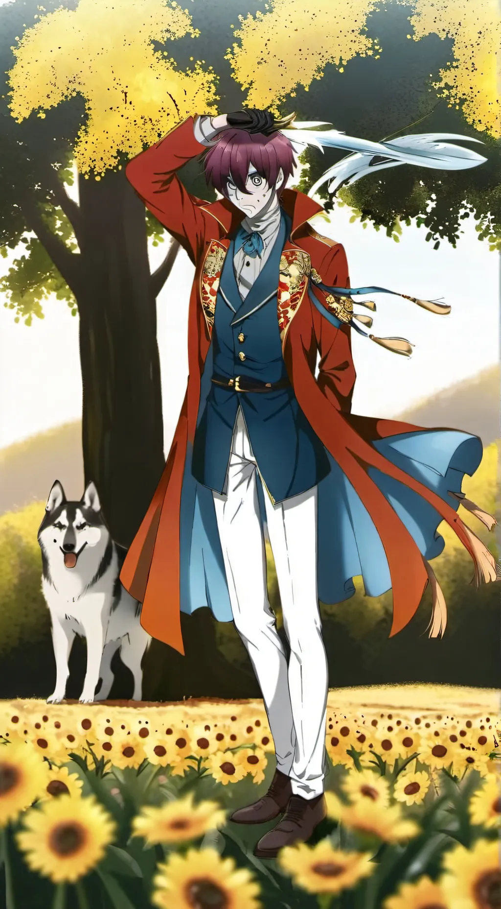 ai character: Shoto Todorok♂️🇺🇸 background