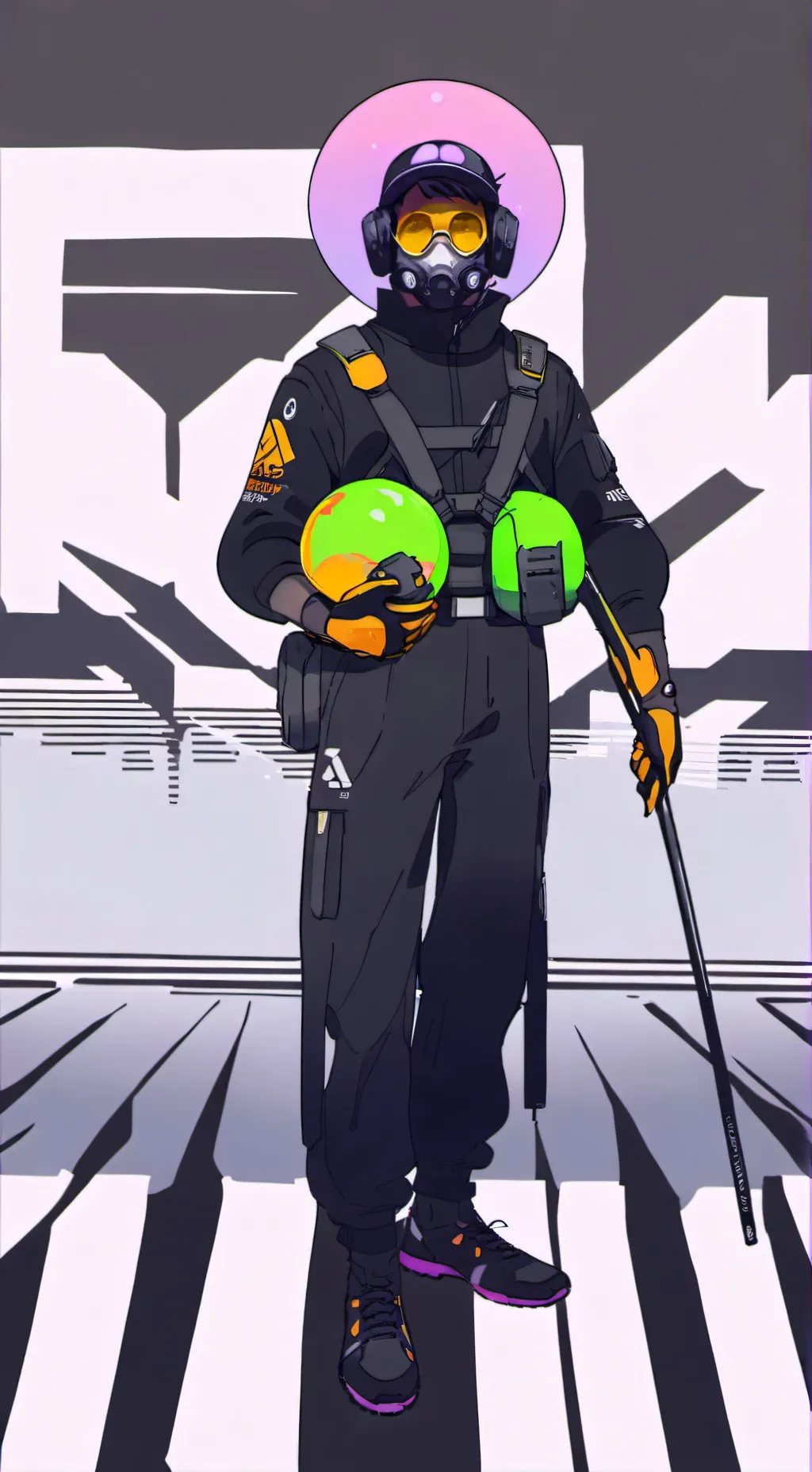 ai character: el pro 😎  background