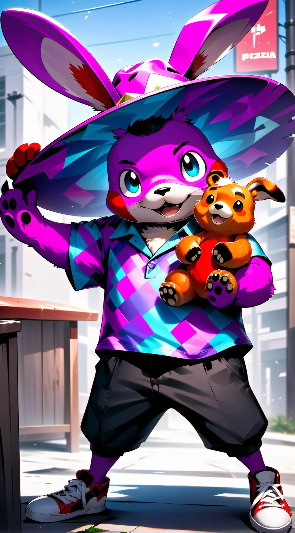 ai character: FNAF 3 background