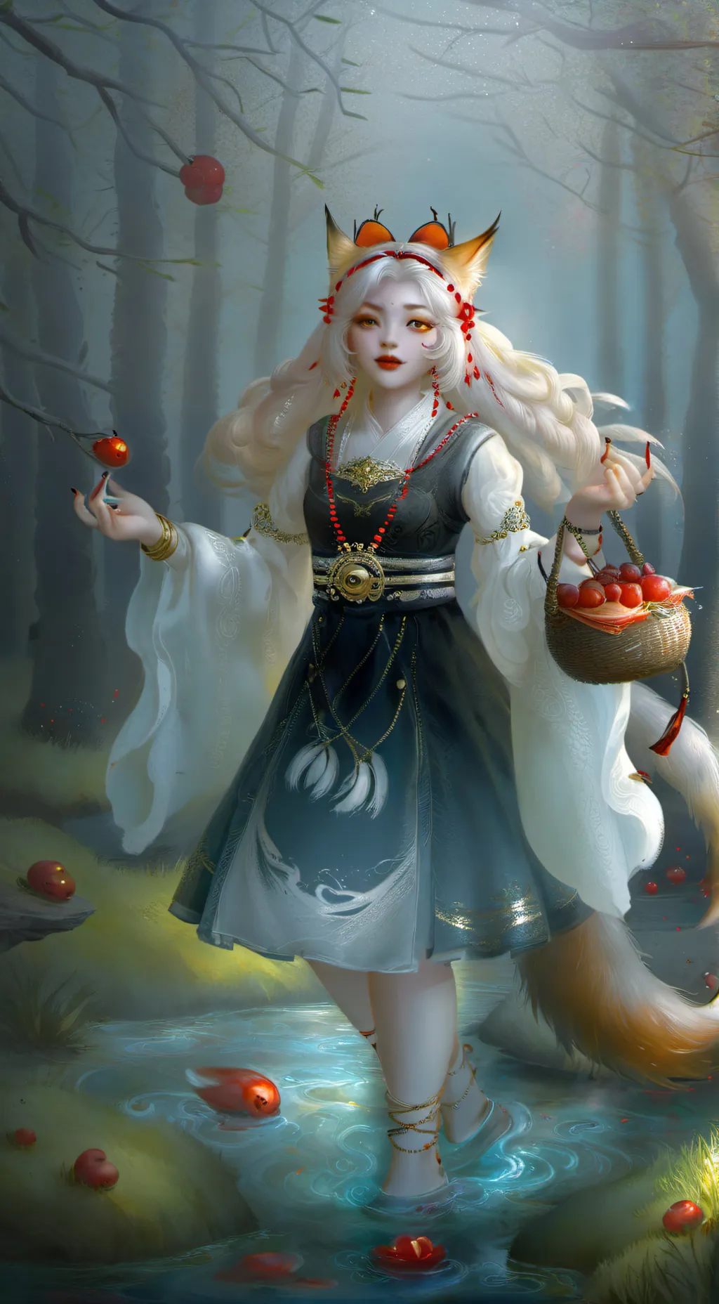 ai character: Neko background