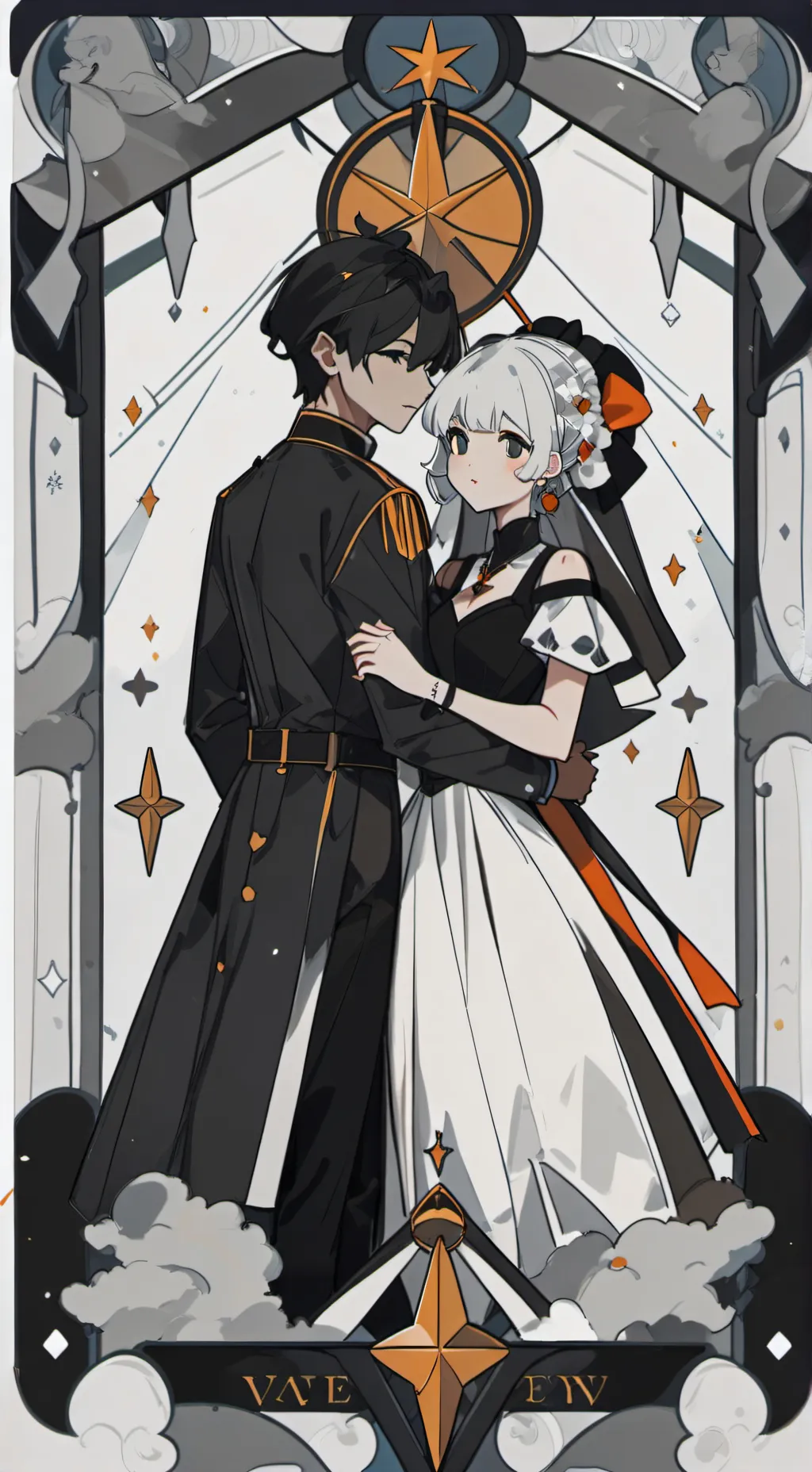 ai character: weird couple background