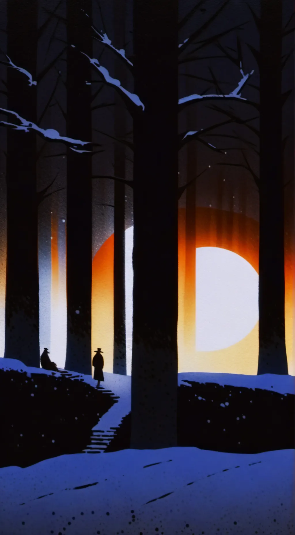 ai character: the lurking moon  background