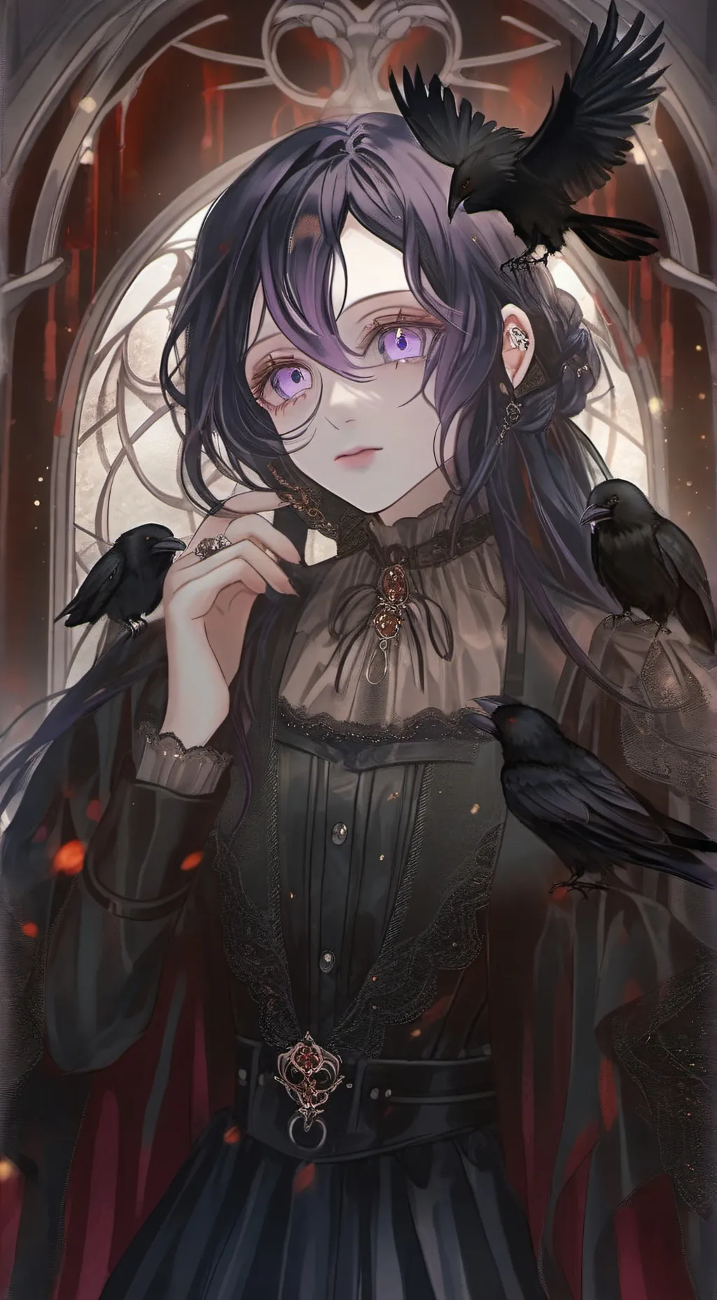 ai character: !?@Violette@!? background