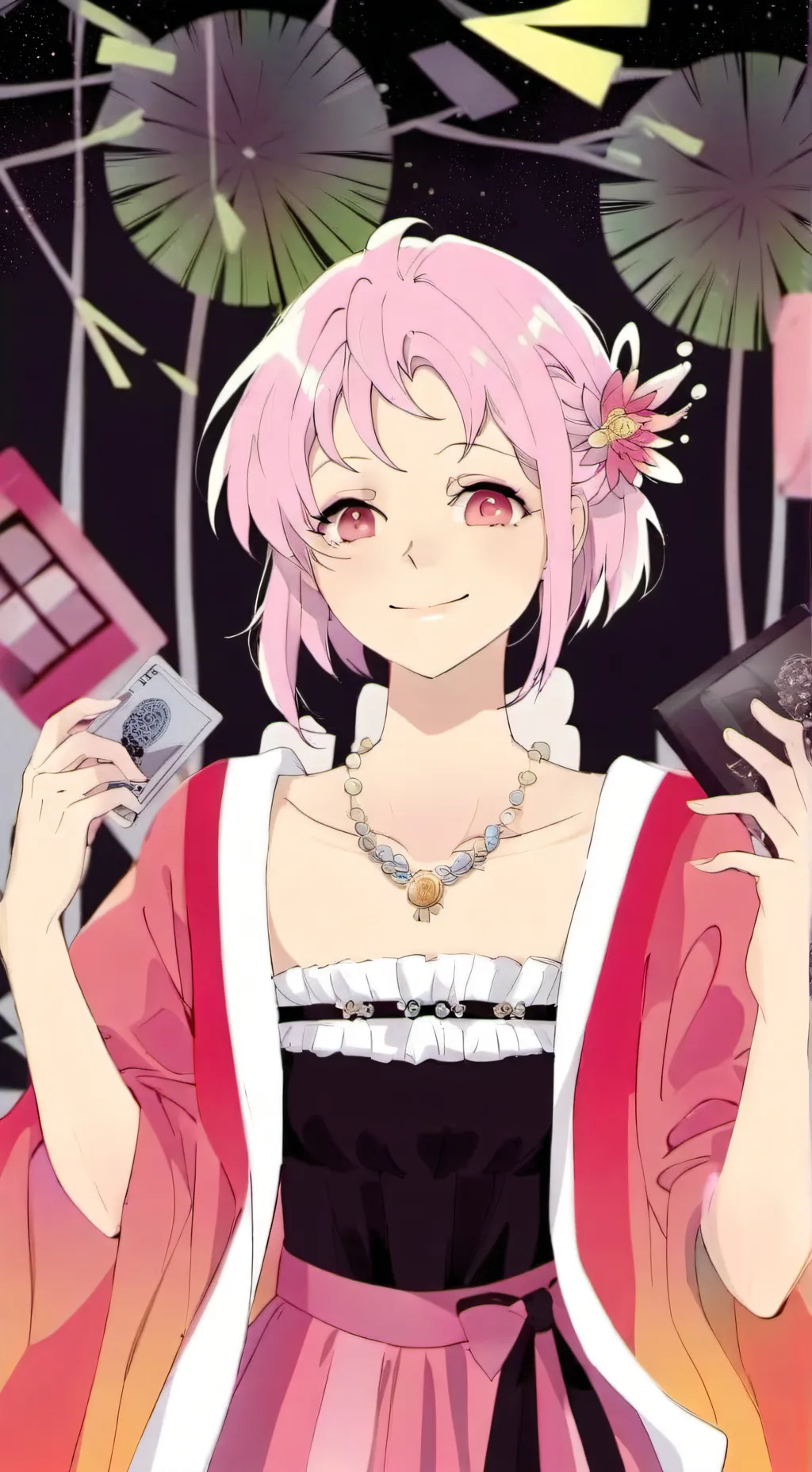 ai character: Mitsuri x Nezuko background