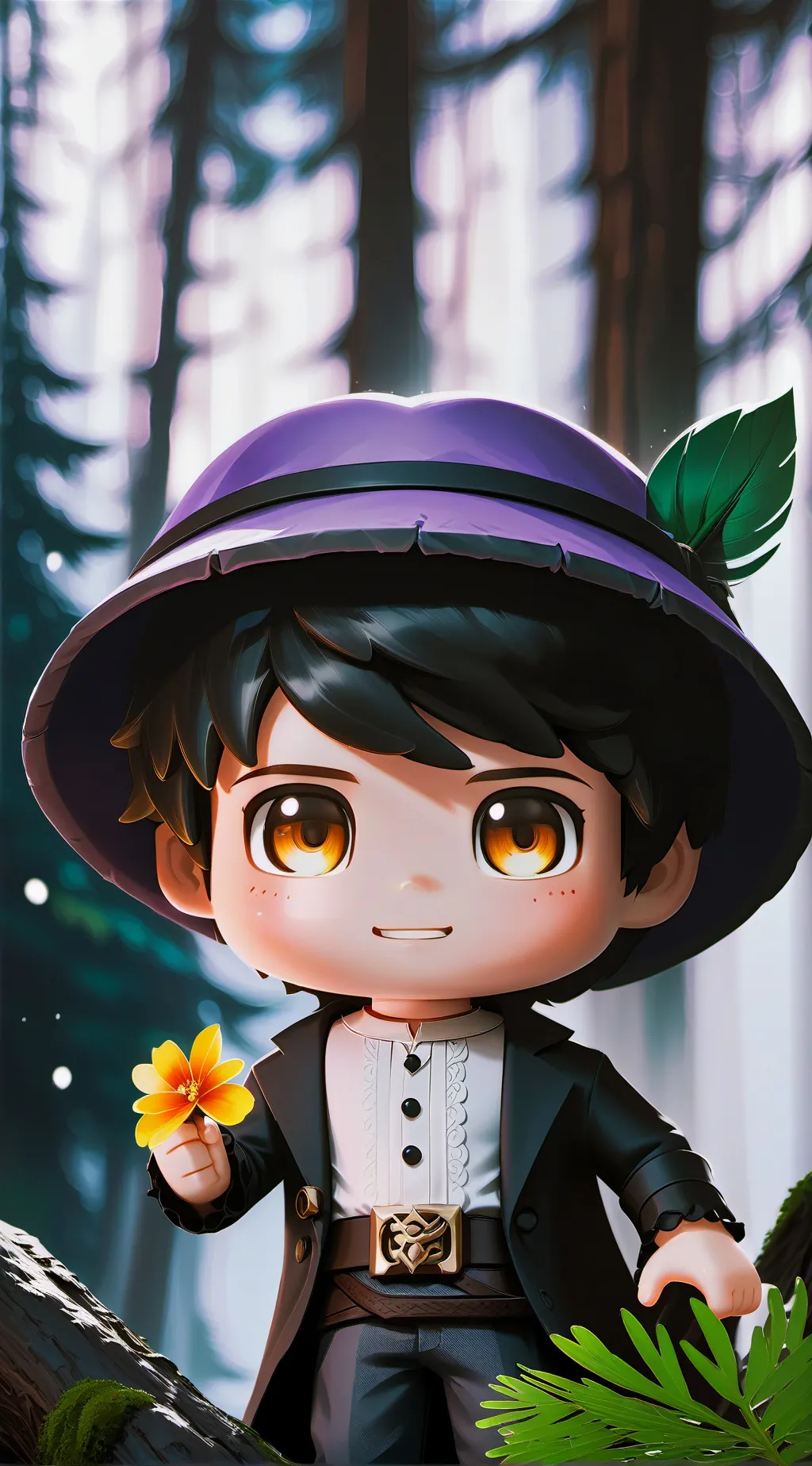 ai character: John Dao  background