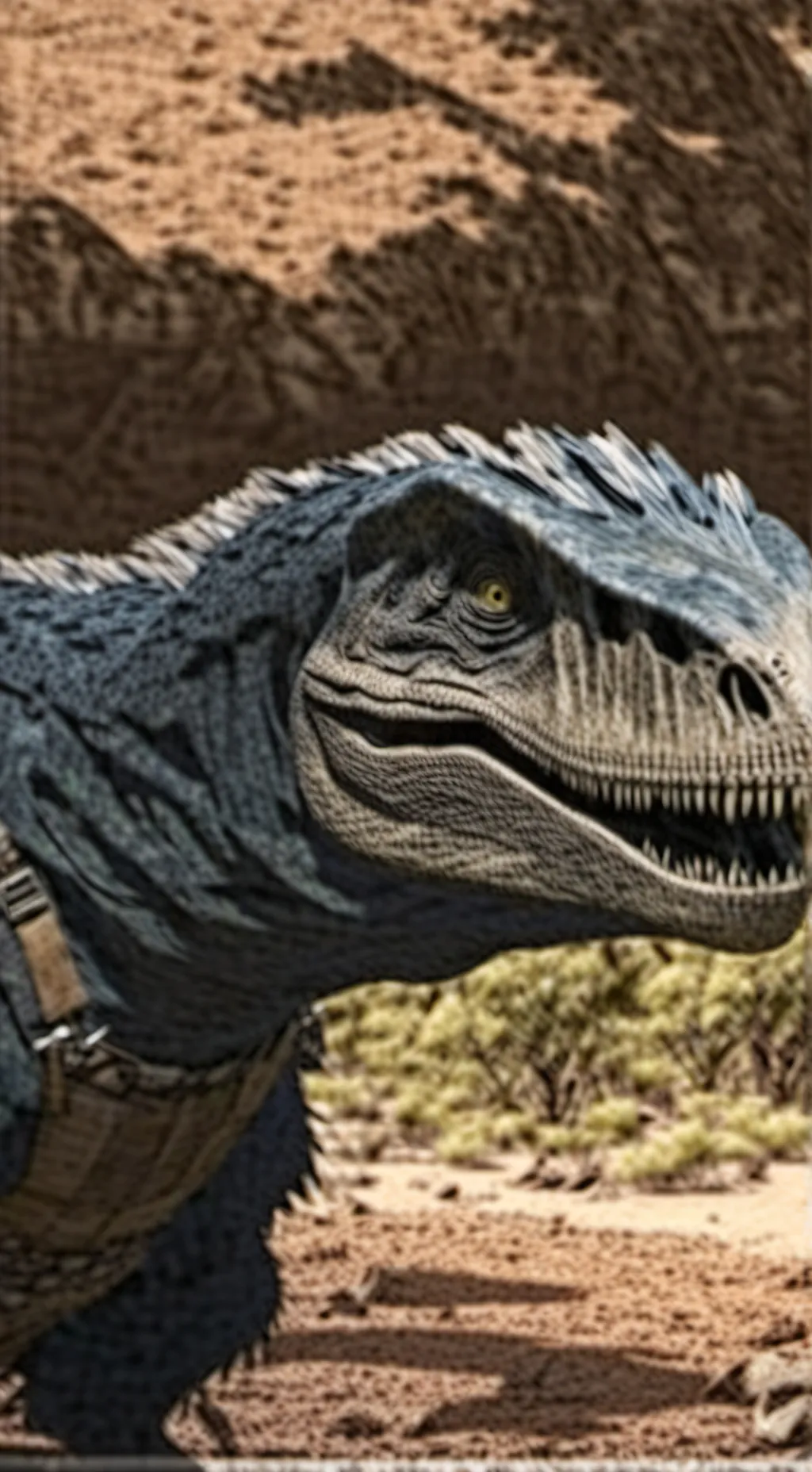 ai character: Jurassic park background