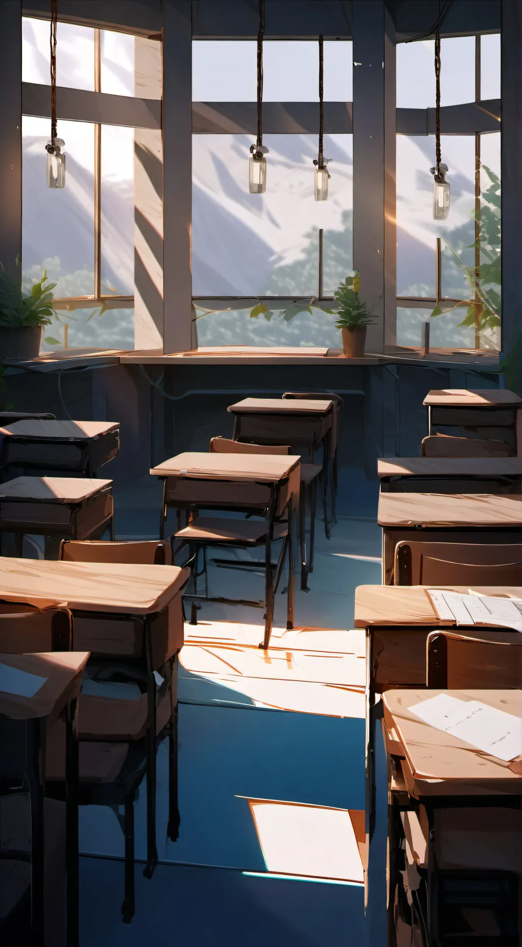 ai character: All boys school background