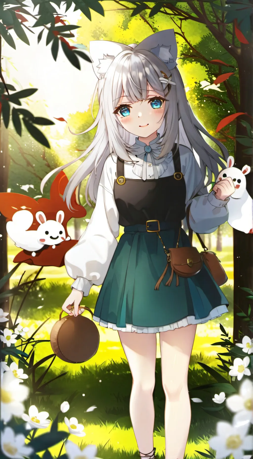 ai character: Sakura  background
