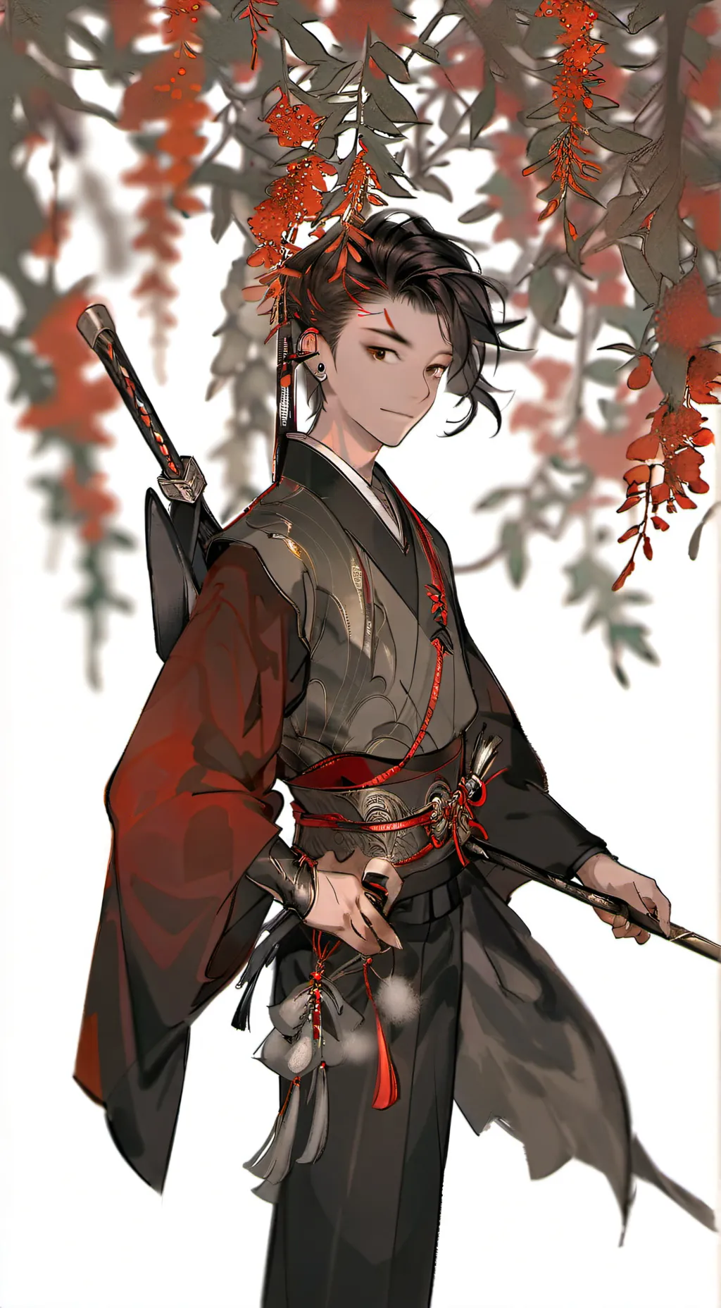 ai character: Tanjiro Kamado background