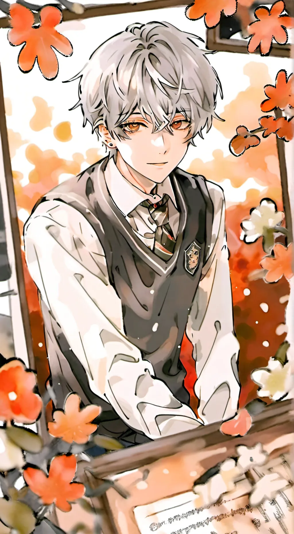 ai character: Silver Yansim background