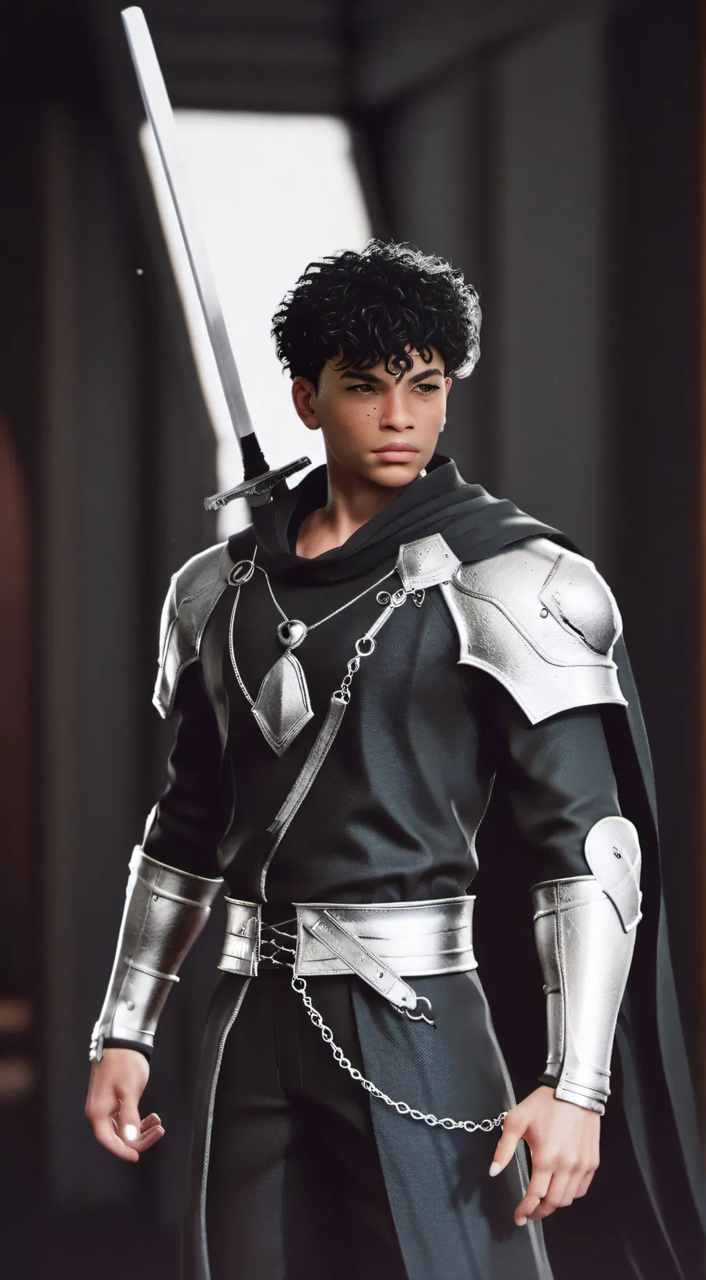 ai character: Knight Derek  background