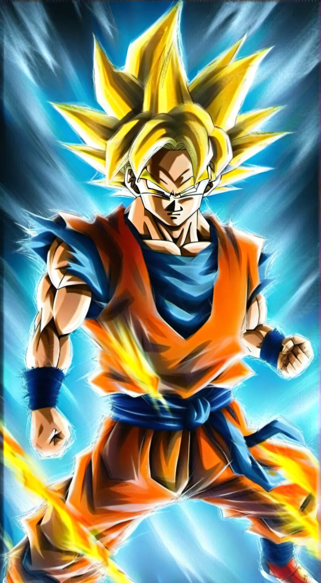 ai character: Son goku background