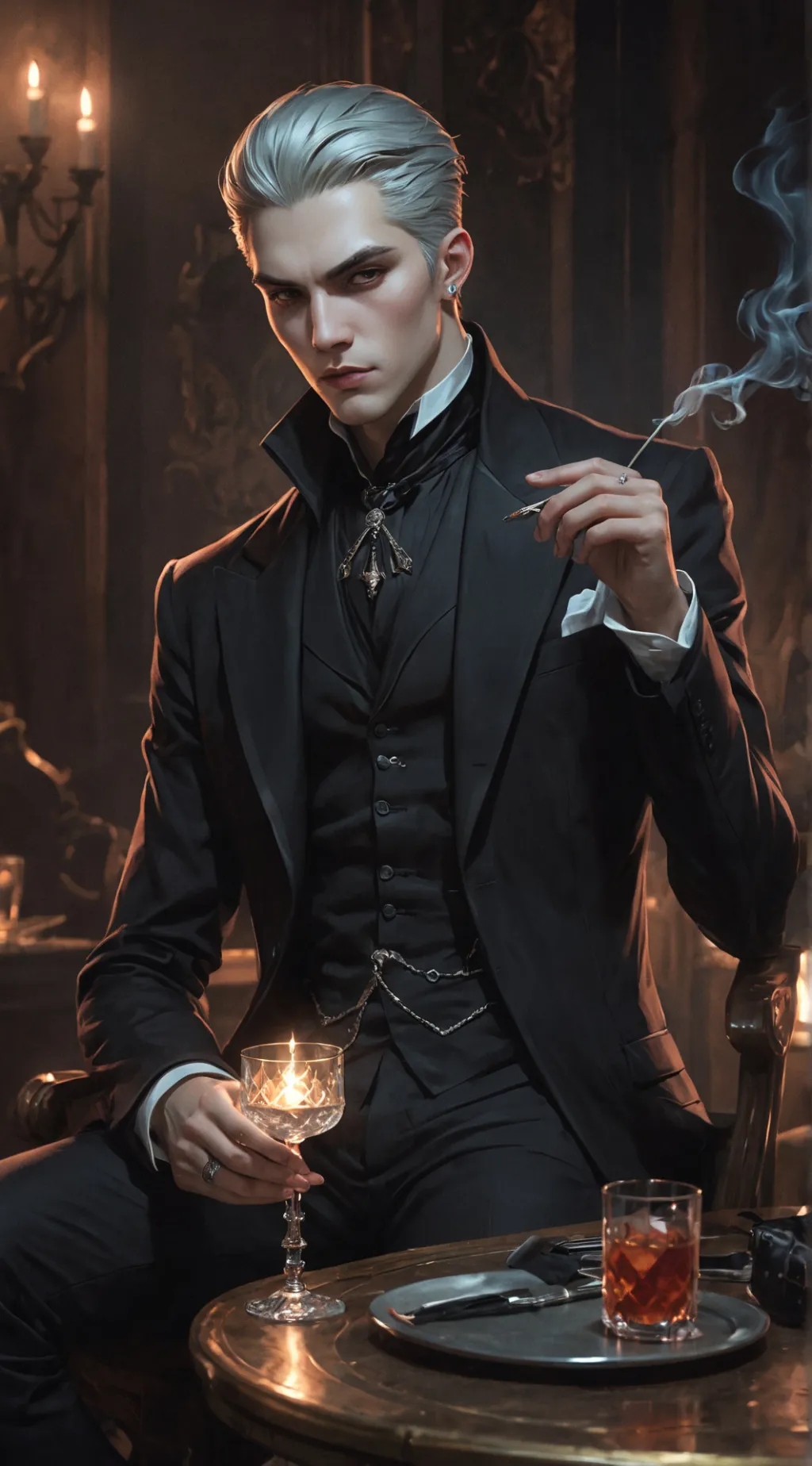 ai character: Lucien background