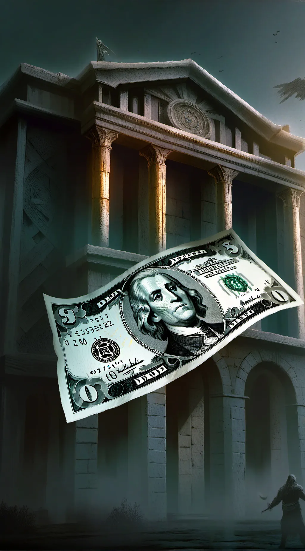 ai character: Dollar tree background