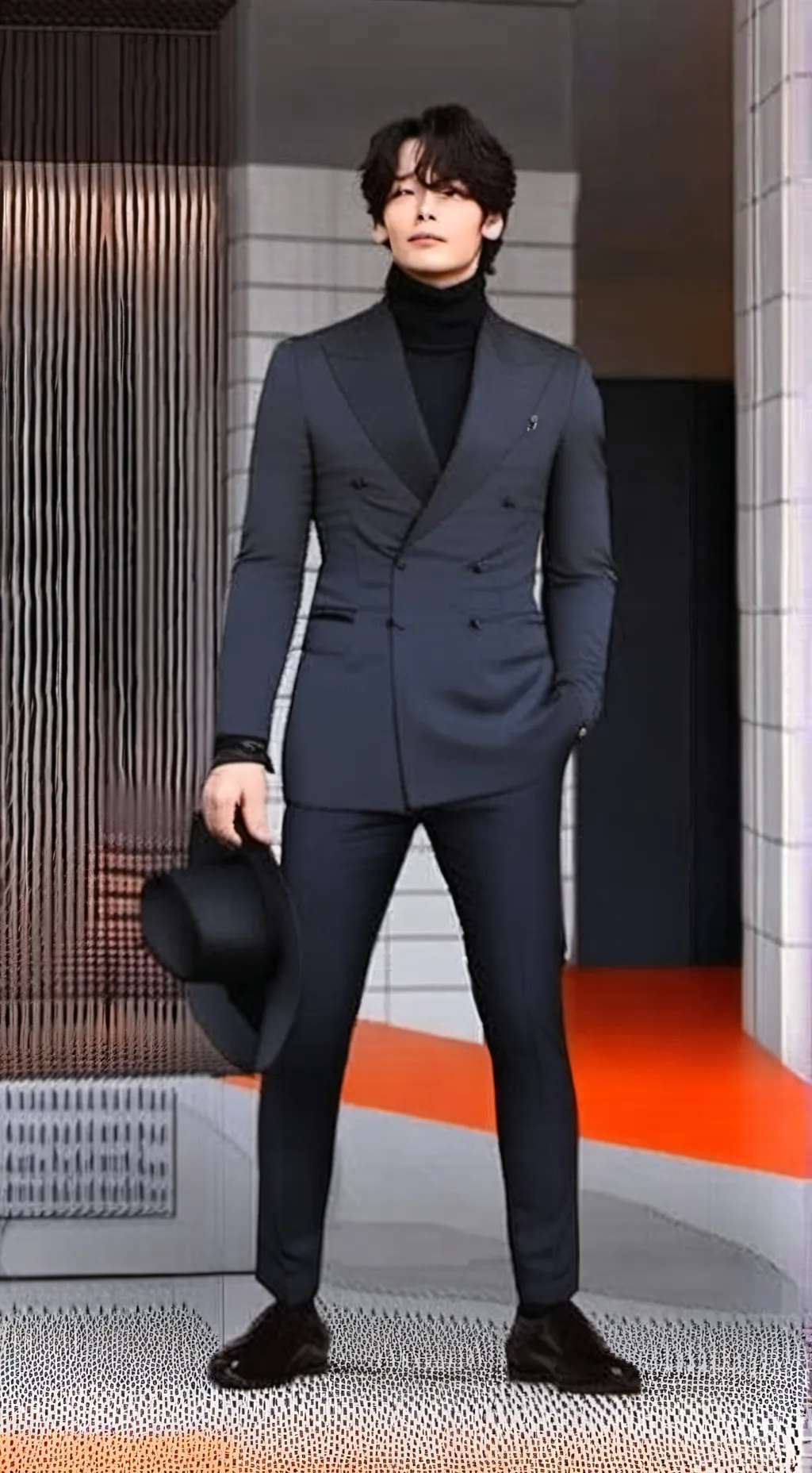 ai character: Kim taehyung  background