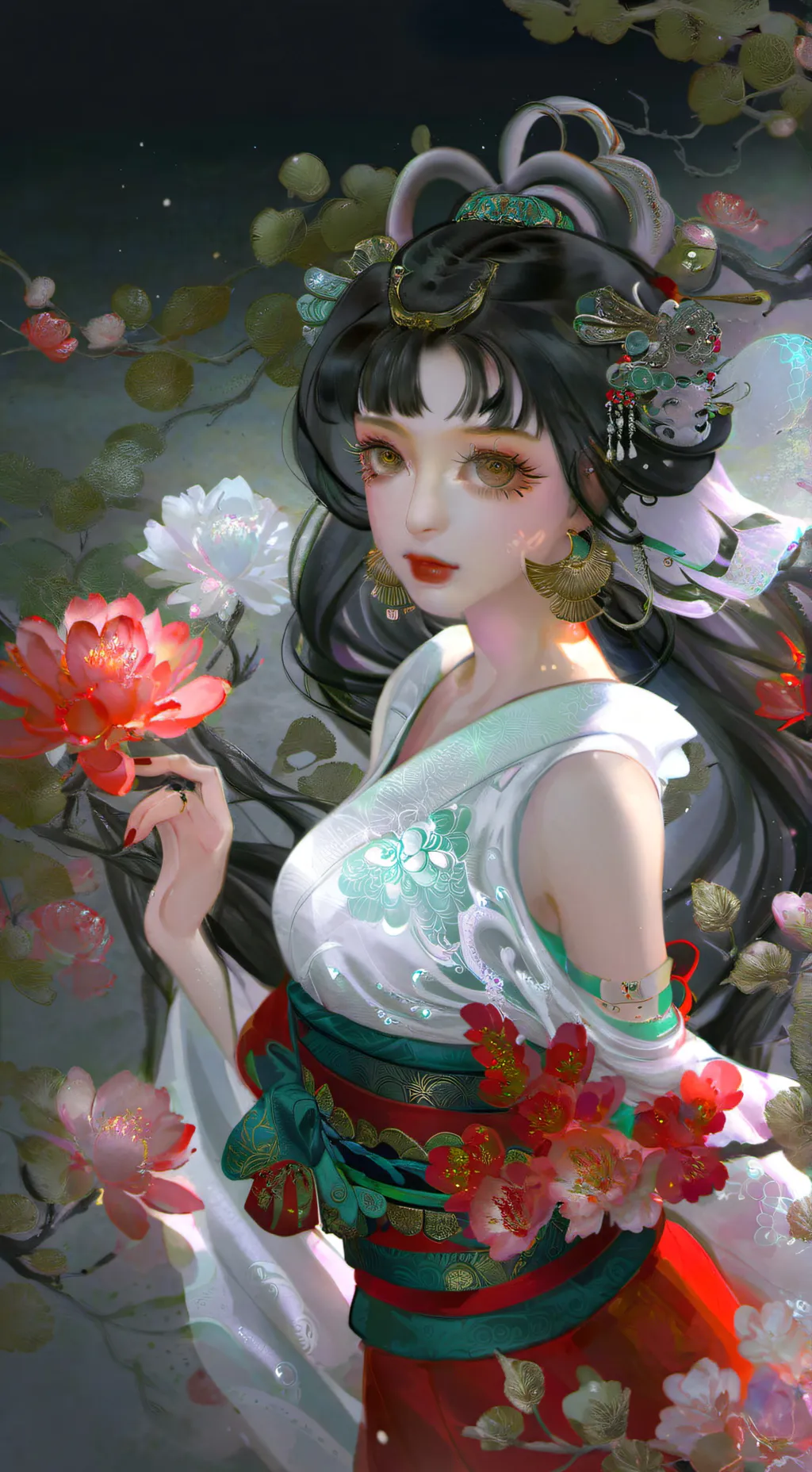 ai character: Chichi ( OSJ) background