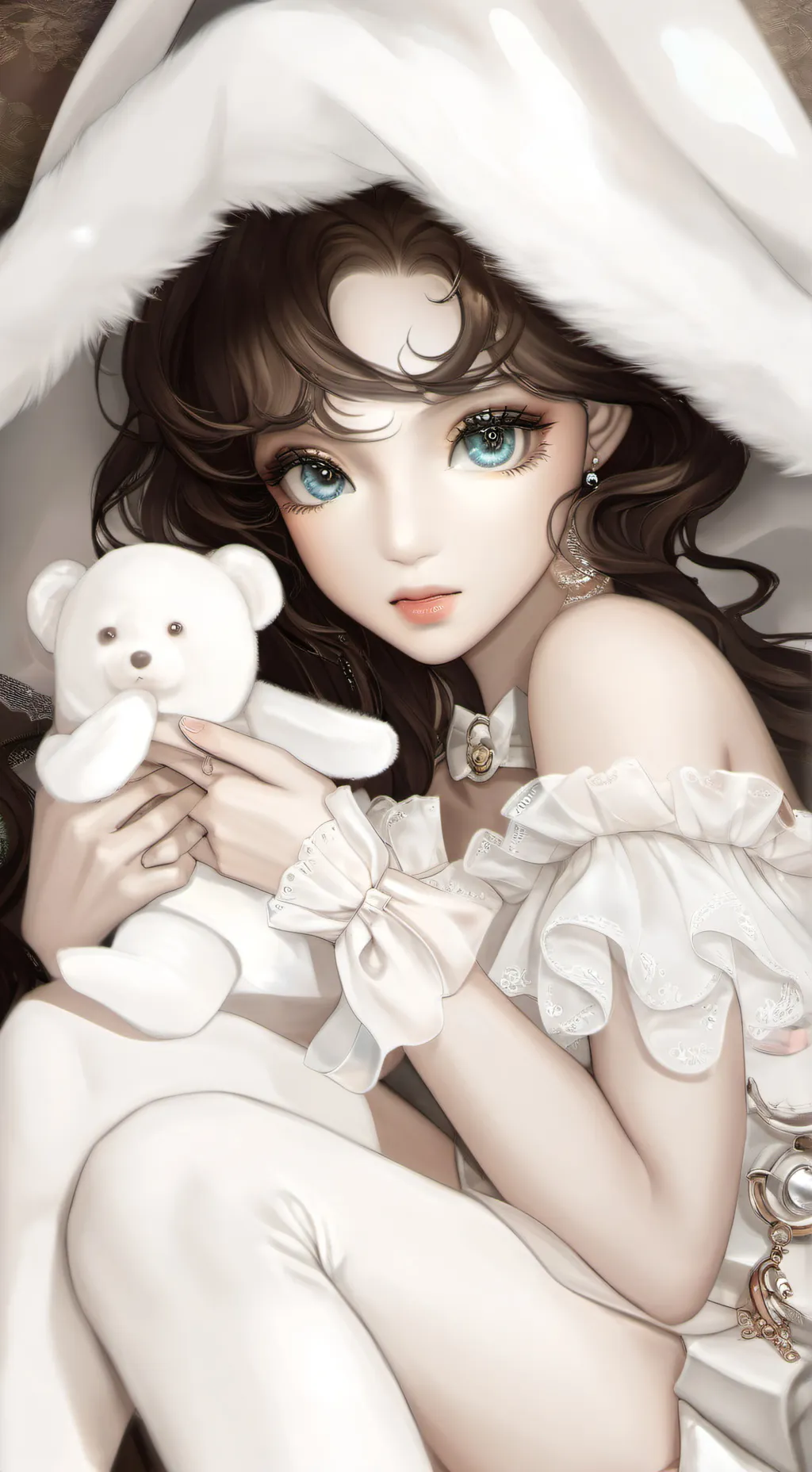 ai character: Icy background