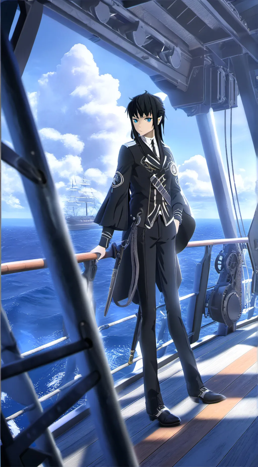 ai character: Muichiro cruise background